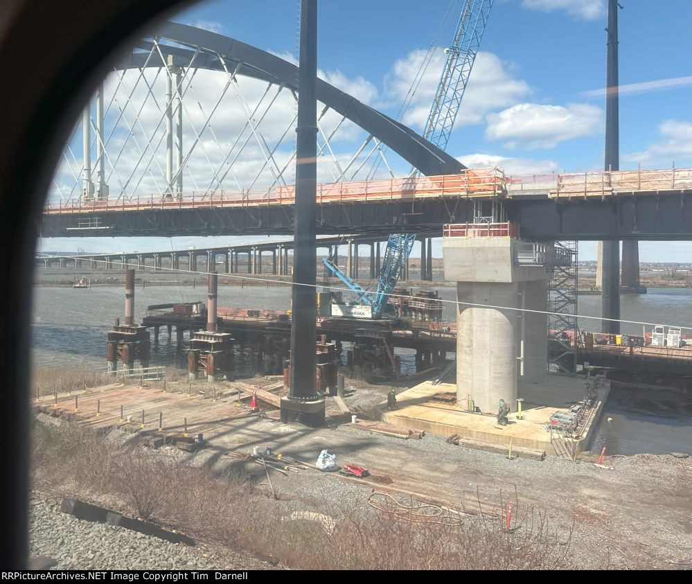 End of one of the new arches.